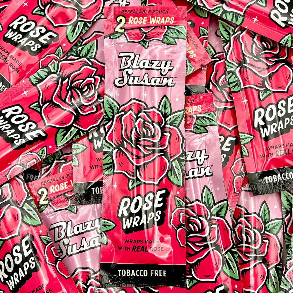 rose wraps tobacco free Blazy Susan & Nicotine 25 Pack The Vapor Shoppe Honey Puff | Organic Flavored