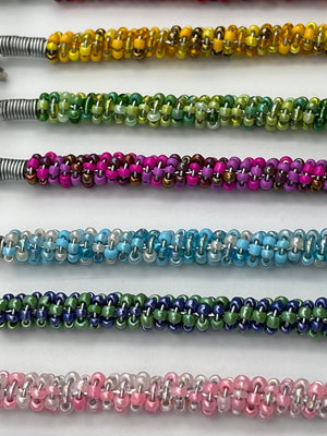 BUG'S HOMEMADE BEADED Designer Roach Clip 6” Long w/Feather - Blue/Silver  £16.44 - PicClick UK