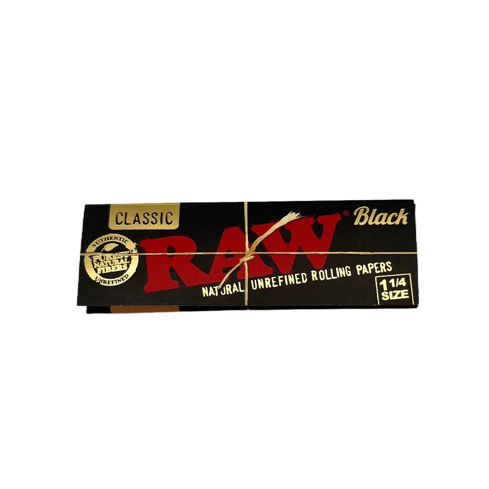 Raw Black King Size Papel de fumar extra fino - Grow Barato
