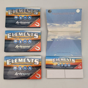 elements rolling paper artesano pack 1 1/4 papers with tips