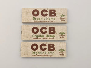 ocb organic hemp rolling papers single wide