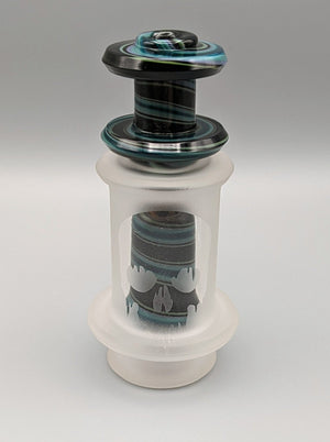 Puffco Peak - Professor Glass Image Blasted Attachment