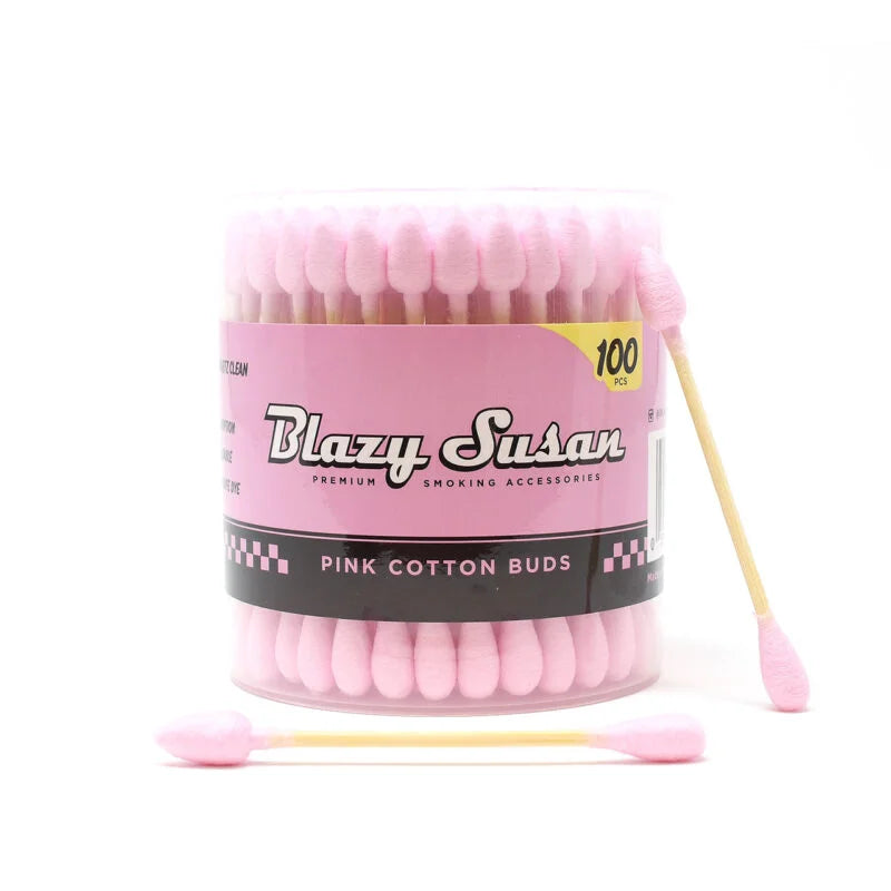 blazy susan pink cotton buds 100 count