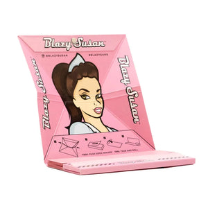 blazy susan pink papers king size slim deluxe rolling kit