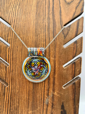 Worked Disc Pendant