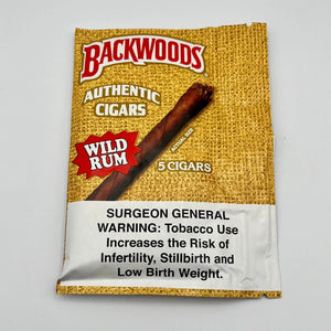 Backwoods 5 Pack Wild Rum Cigars