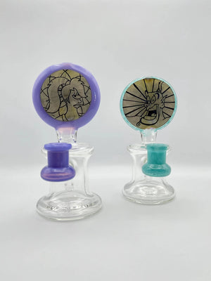 Rig Pipe Banger Glass Art USMade Water Leela Genie Futurama Frit 